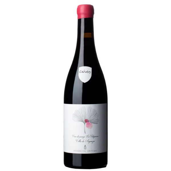 Botella de CAREO 2023 de Verónica Ortega, vino tinto del Bierzo elaborado con Mencía y variedades blancas de viñas centenarias.
