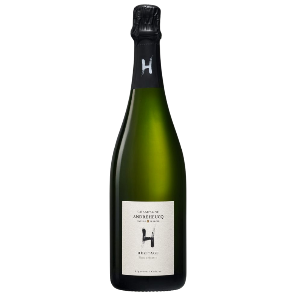 Botella de Champagne Andre Heucq Heritage Blanc de Blanc. Extra Brut. Champage Francés para regalar