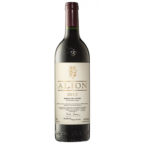 ALION es un vino tinto español de crianza de gran calidad que refleja la expresión única de los suelos de Ribera del Duero. Está elaborado con una selección de uvas Tempranillo, Cabernet Sauvignon y Merlot. 