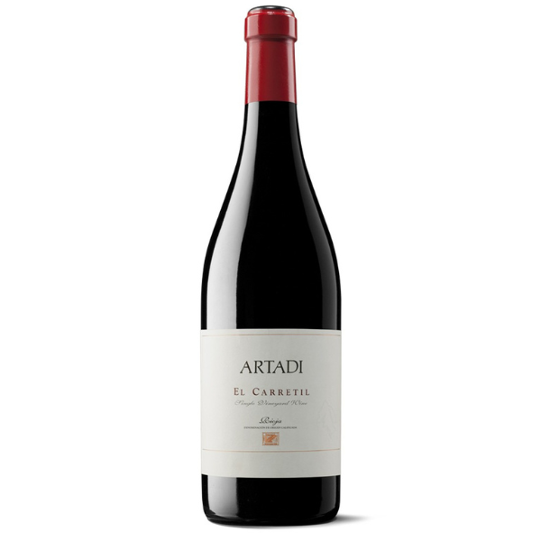 Artadi El Carretil es un vino tinto ecológico de la variedad tempranillo cultivado en La Rioja,