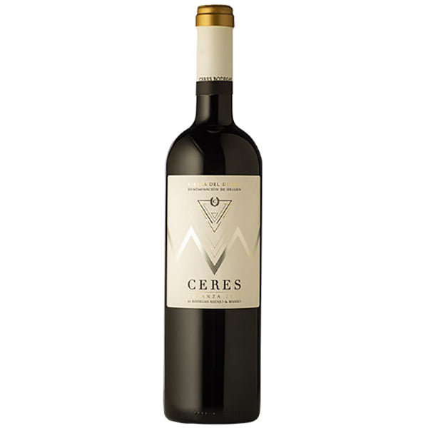 Ceres Crianza es un vino tinto Ribera del Duero elaborado por la Bodega Asenjo y Manso con la variedad tempranillo